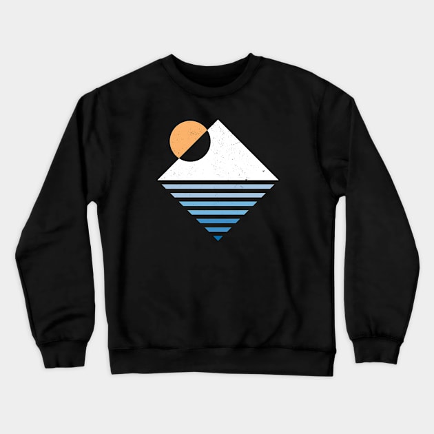 Snow Mountain Sunset 2 Crewneck Sweatshirt by Vanphirst